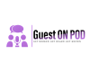 guest on pod logo design png
